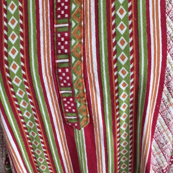 VTG 70’s Multicolor Boho Dress - Picture 8 of 12